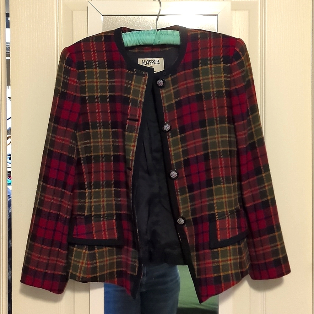 Vintage plaid Jacket